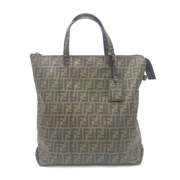 FENDI Brown Zucca Tote Bag - Picture 1 of 14